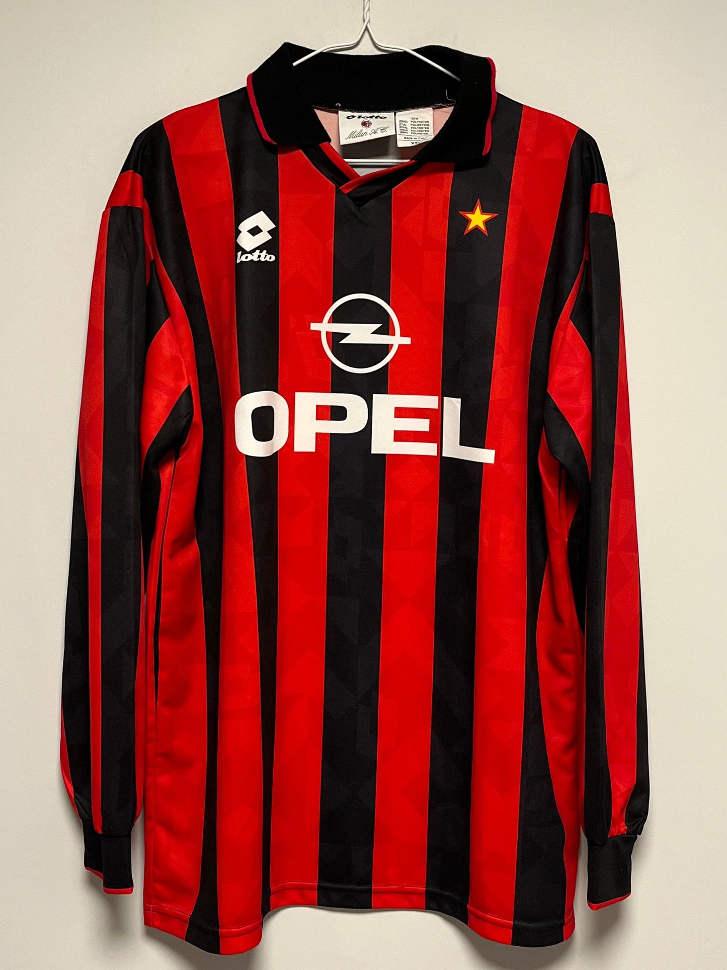 AC Milan Home 94/95 Maldini 3 LS
