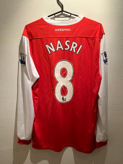Arsenal Home 10/11 Nasri 8 LS PL Patches