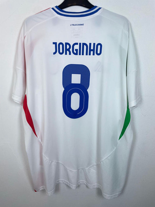 Adidas Italy Away 24/25 Jorginho 8 - 9/10 - TheFootballIdiots