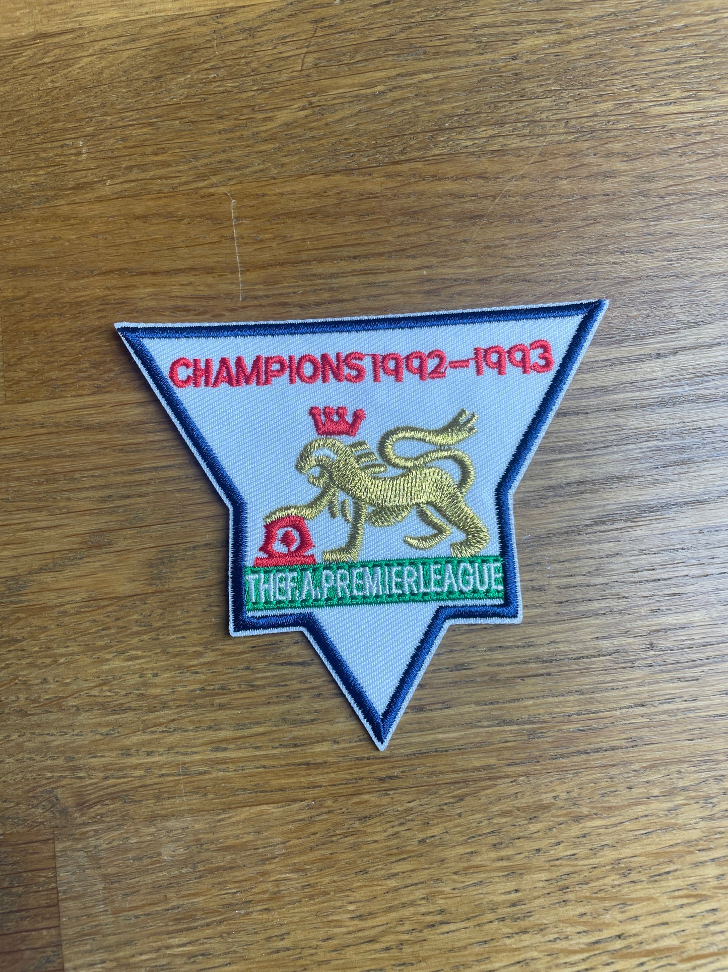 PL Champs 92/93 Manchester United Patch - set of 2