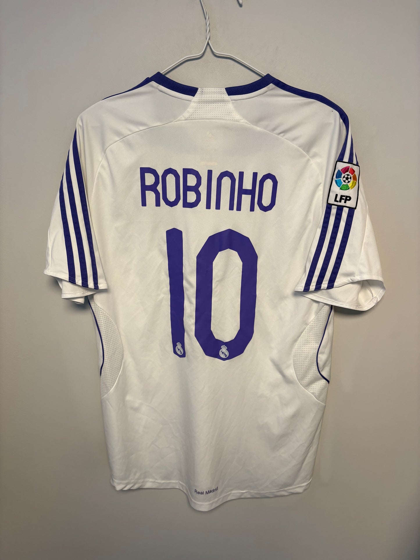 Adidas Real Madrid 10 Robinho 07/08 - 8/10