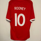 Umbro England Away 10/11 Rooney 10 - 8/10