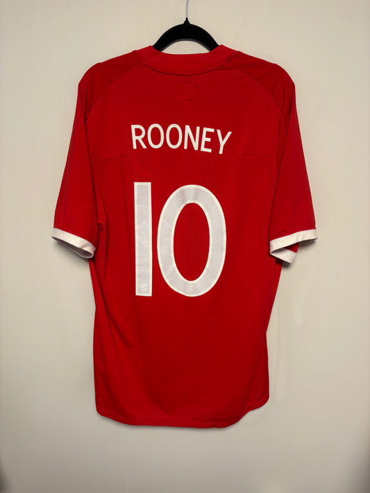 Umbro England Away 10/11 Rooney 10 - 8/10