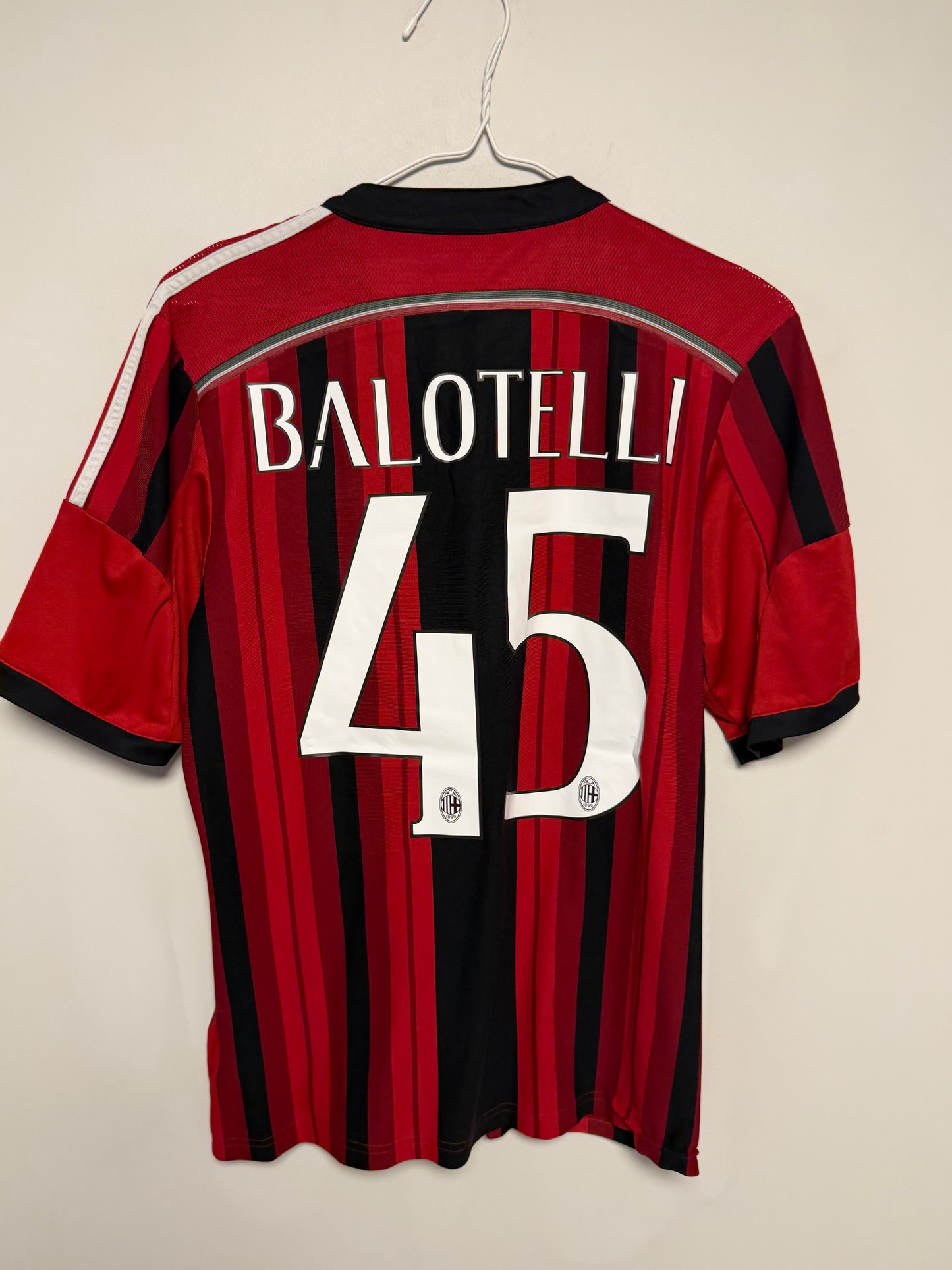 Adidas AC Milan Home 14/15 Balotelli 45 - 9/10