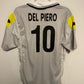 Lotto Juventus Away 00/01 Del Piero 10 - 9/10