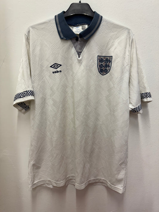 England Home 1990 Robson 7