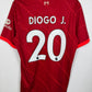 Nike Liverpool hjemmedrakt 2021/22 Diogo Jota 20 – home jersey forfra