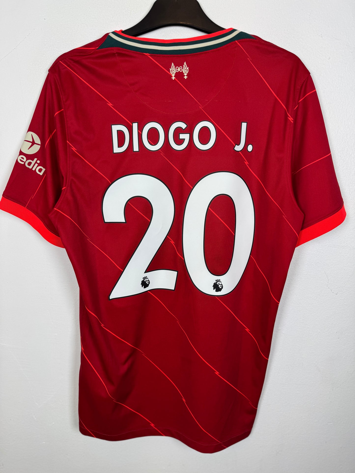 Nike Liverpool hjemmedrakt 2021/22 Diogo Jota 20 – home jersey forfra