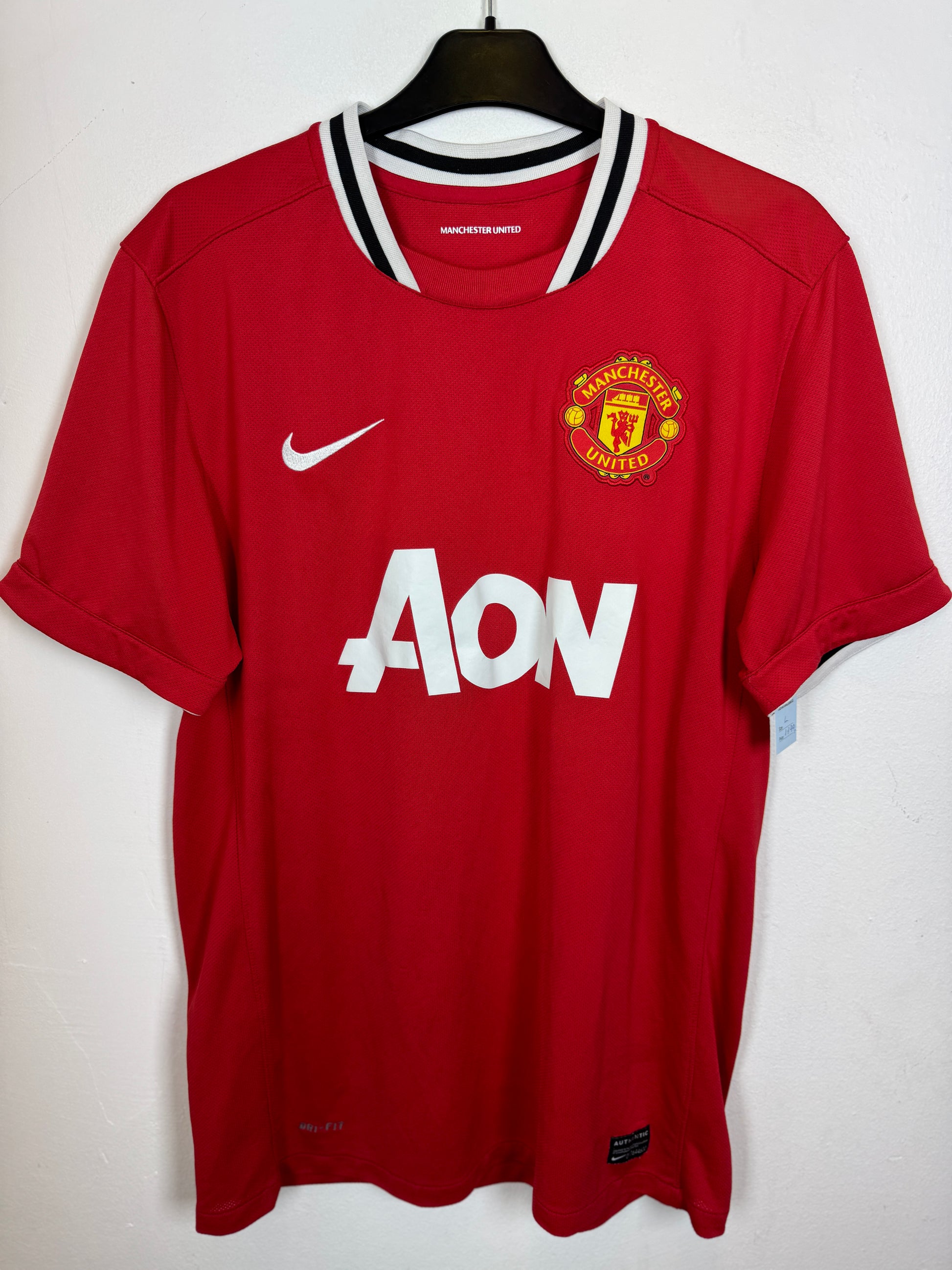 Nike Manchester United hjemmedrakt 2011/12 Rooney 10 – home jersey forfra