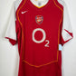 Nike Arsenal hjemmedrakt 2004/05 Bergkamp 10 – home jersey forfra