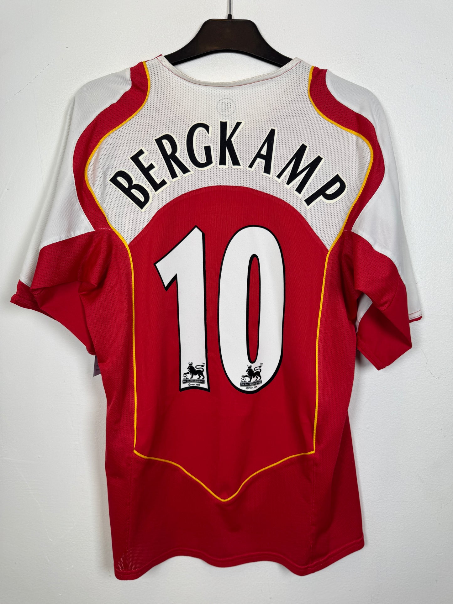 Nike Arsenal hjemmedrakt 2004/05 Bergkamp 10 – home jersey forfra