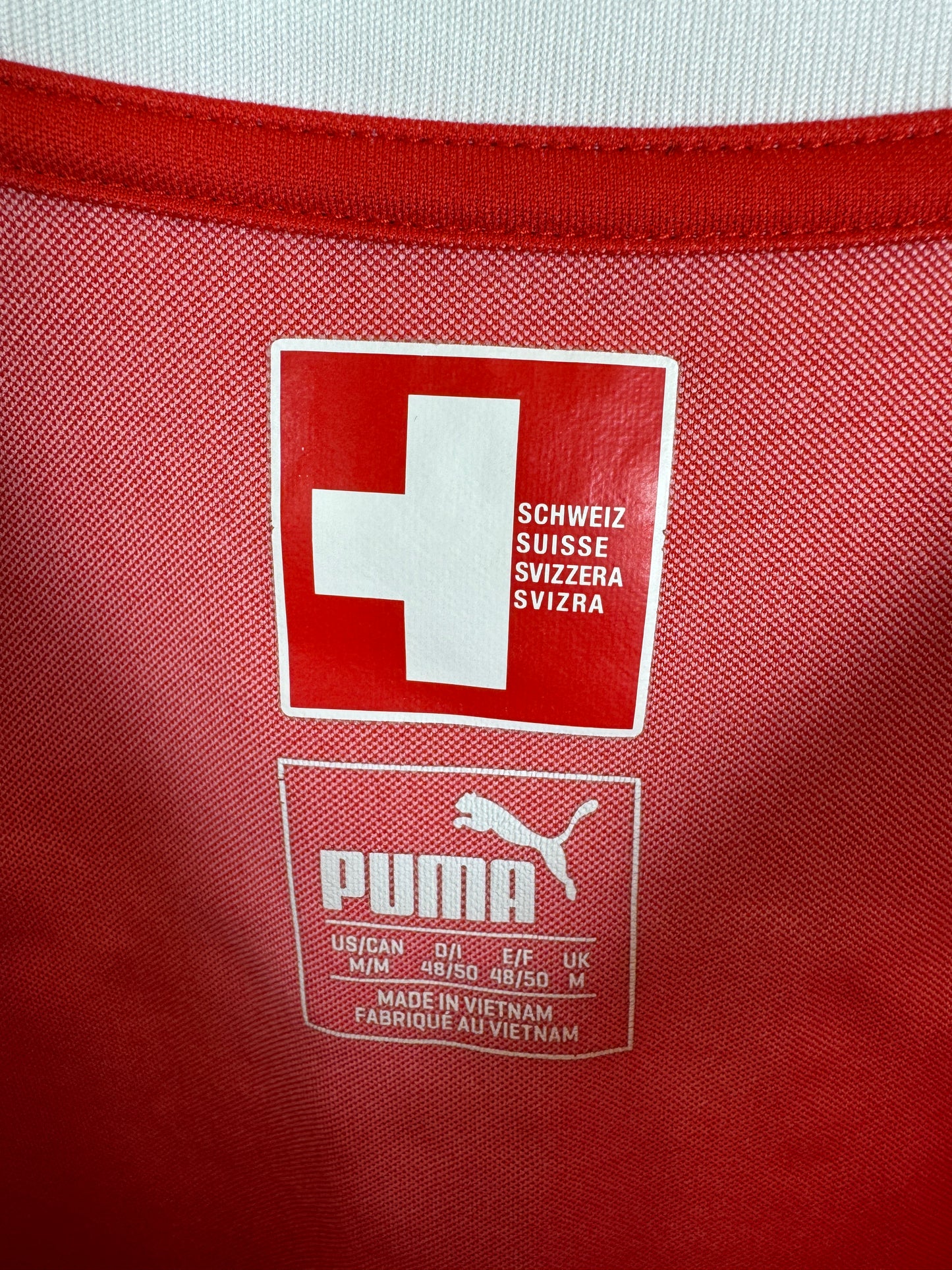 Puma Sveits hjemmedrakt 2018 Xhaka 10 – Switzerland home jersey forfra