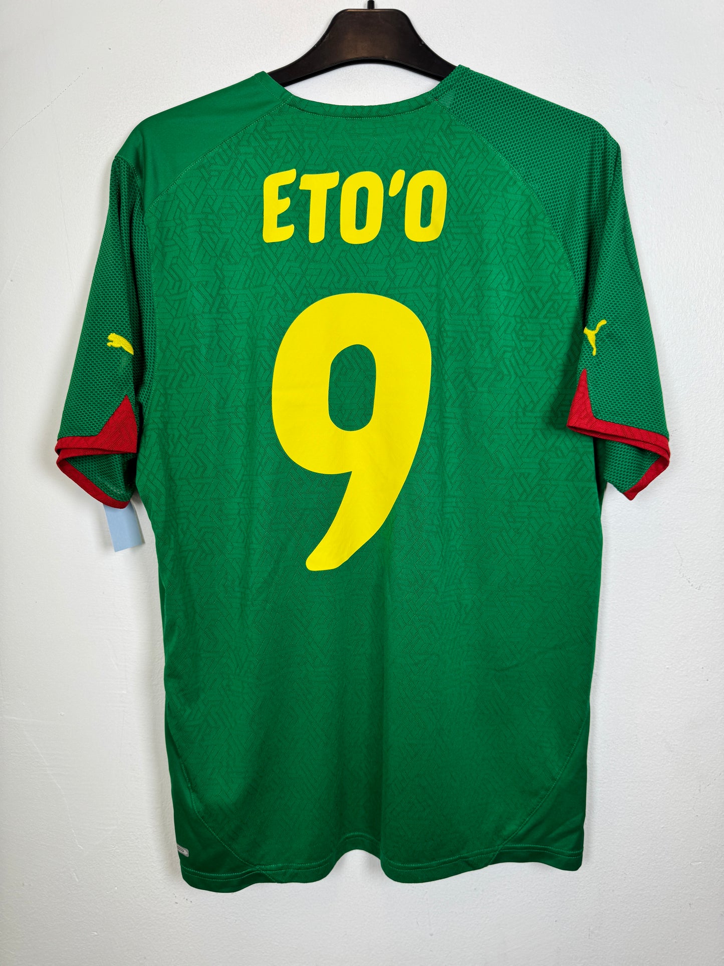Puma Kamerun hjemmedrakt 2010 Eto'o 9 – Cameroon home jersey forfra