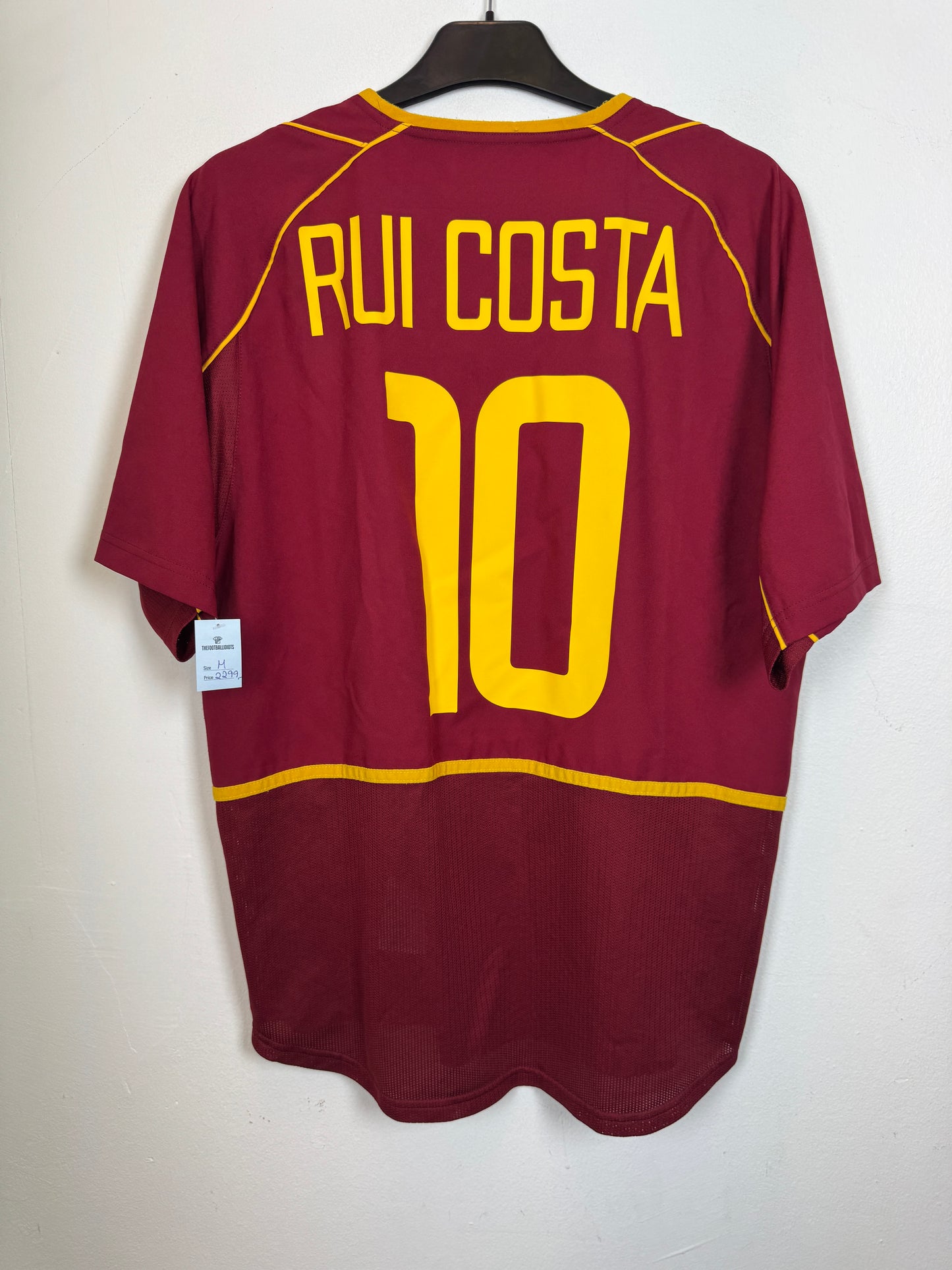 Nike Portugal hjemmedrakt 2002/04 Rui Costa 10 – home jersey forfra