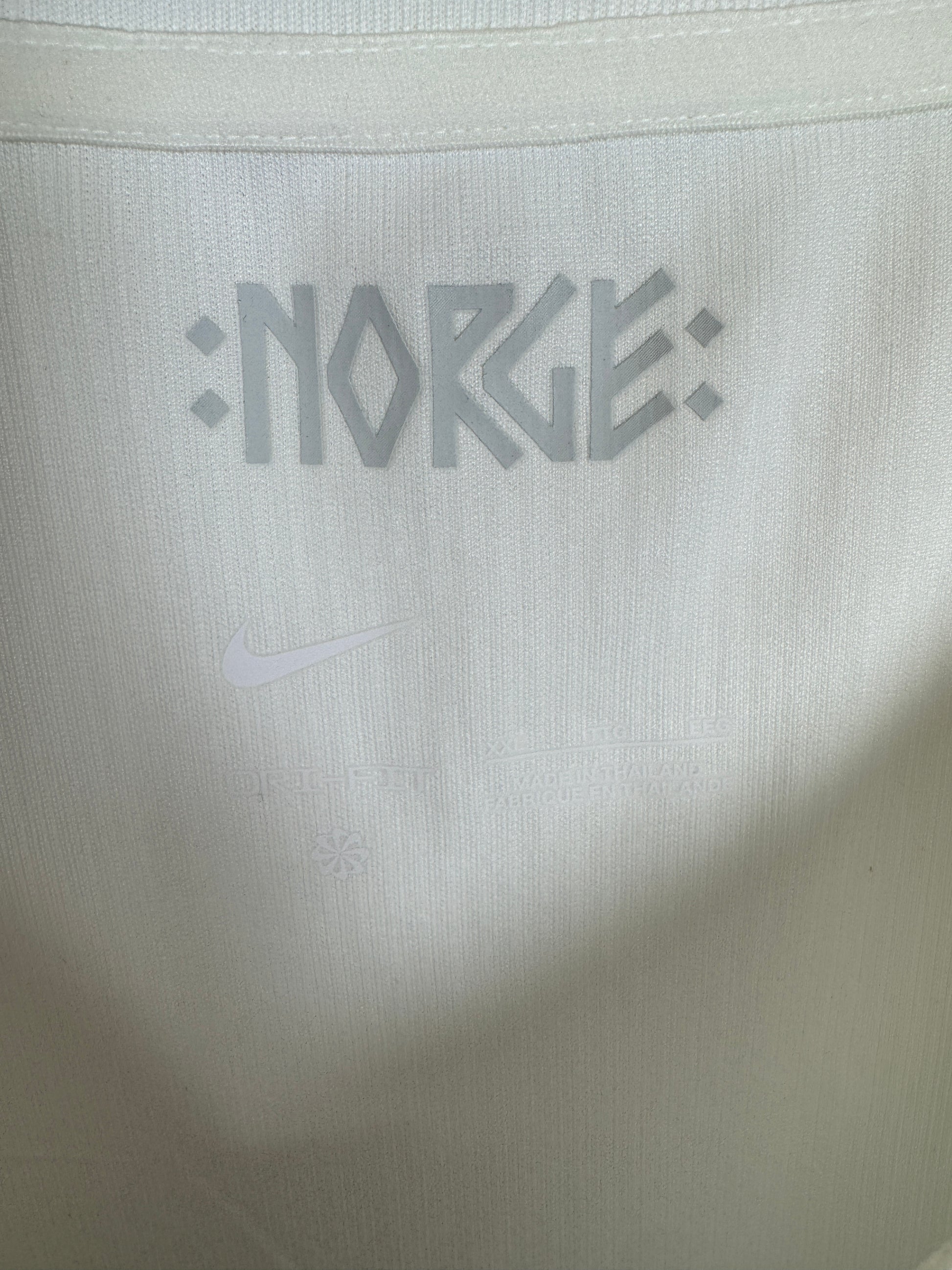 Nike Norge tredjedrakt 2026 VM whiteout – Norway third jersey forfra