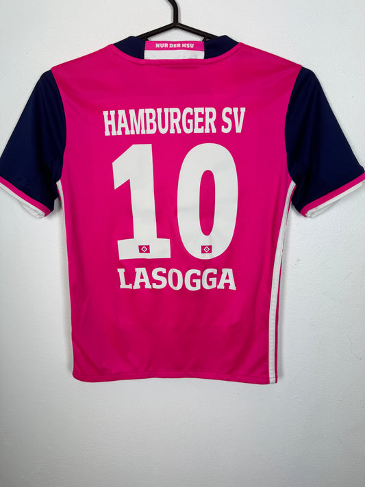 HSV 17/18 third shirt back with Lasogga 10 nameset, kids Bundesliga football shirt - TheFootballIdiots