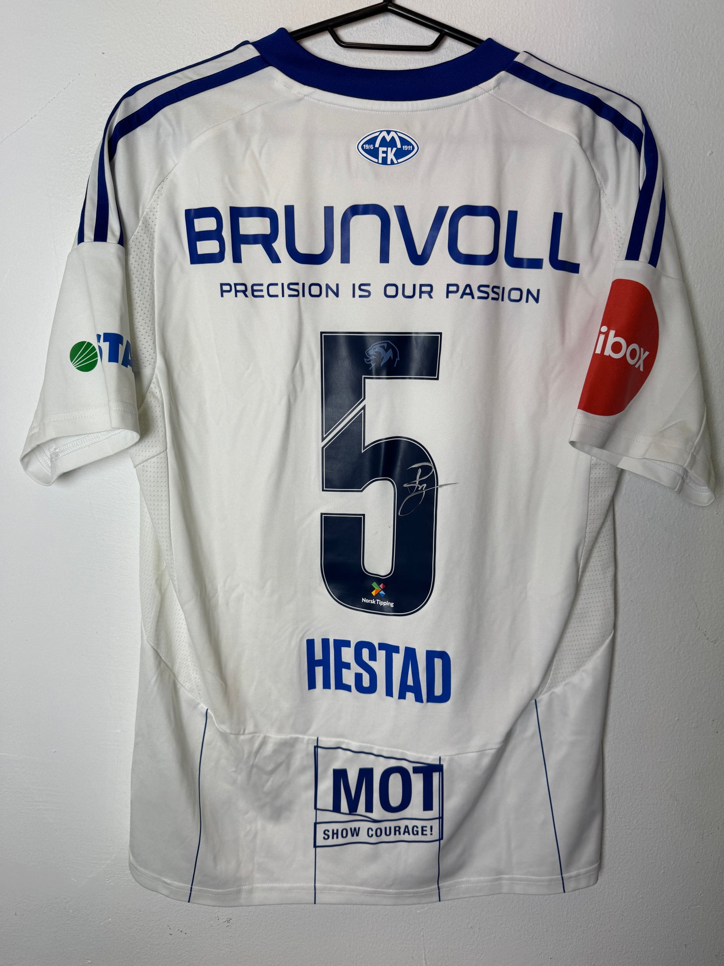 Adidas Molde FK Away 2024 Match Worn & Signed - Hestad 5