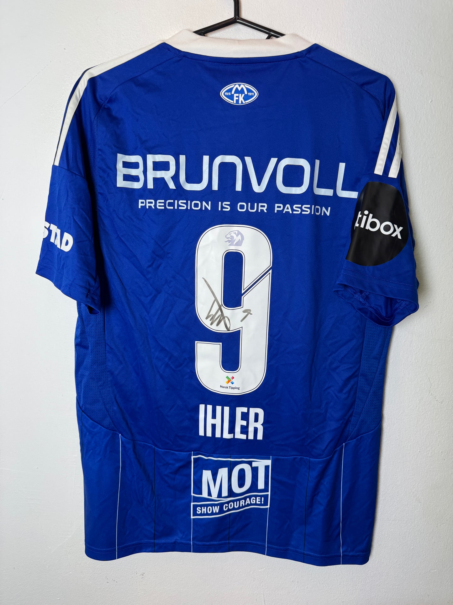 Adidas Molde FK Home 2024 Match Issue & Signed - Frederik Ihler 9
