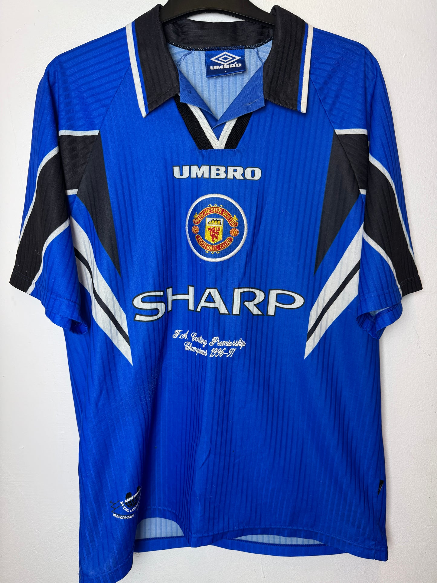 Umbro Manchester United 96/97 Third Beckham 10 7/10