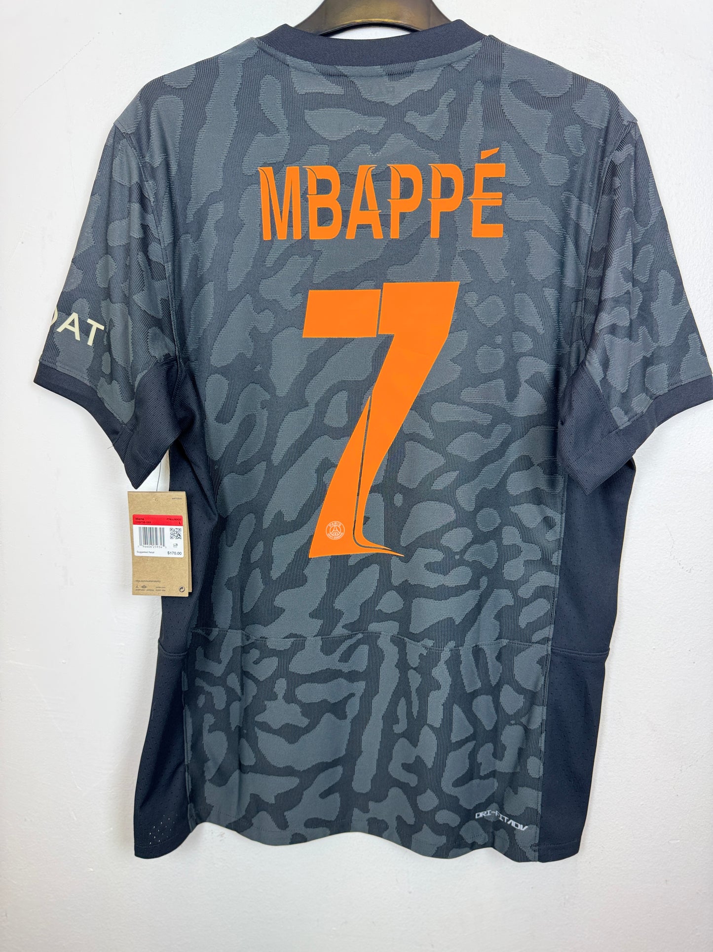 PSG Third 23/24 Mbappe 7 Player Spec