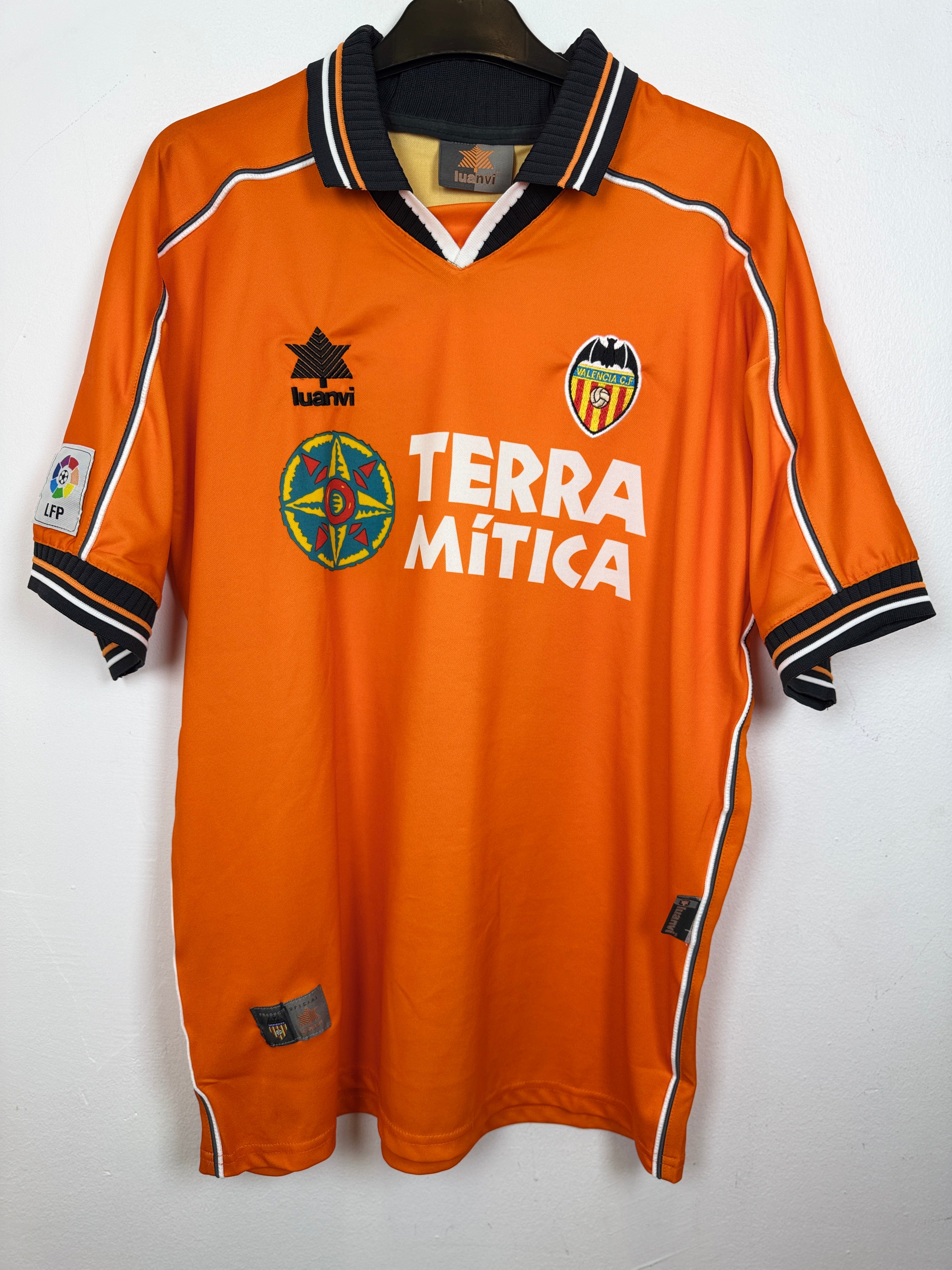 Luanvi Valencia Away 99/00 Mendieta 6 - 8/10