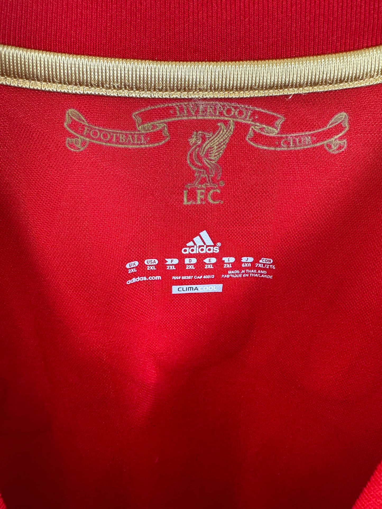 Liverpool Home 10/12 Lucas 21 LS