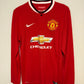 Nike Manchester United langermet hjemmedrakt 2014/15 V.Persie 20 forfra