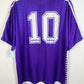 Front view of the retro Anderlecht 94/96 away shirt showing the badge and Adidas stripes, photographed at our Stavanger store