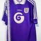 Vintage Adidas RSC Anderlecht 1994-96 away shirt with the Zetterberg 10 nameset and crest, genuine original football shirt