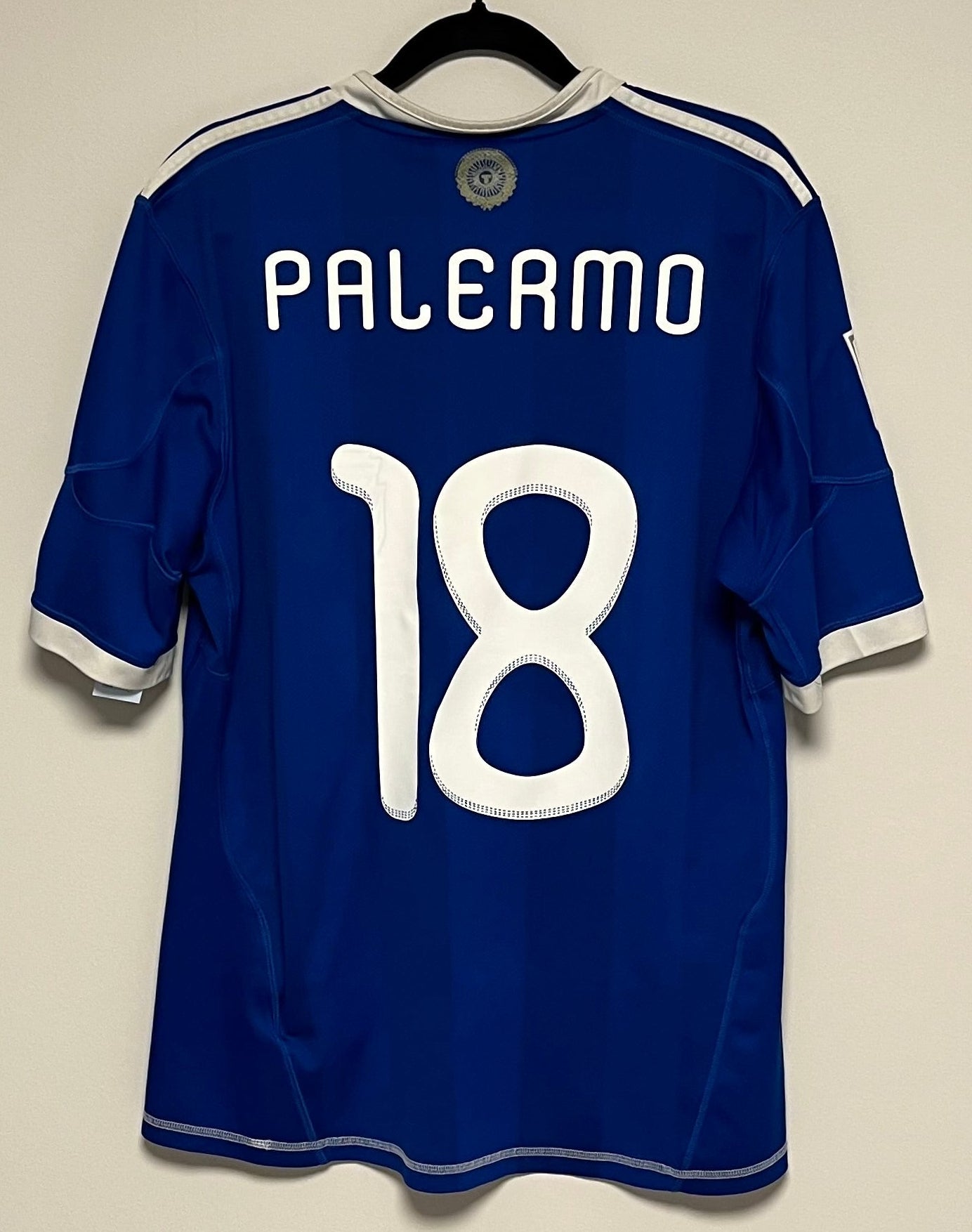 Adidas Argentina Away 2010 Palermo 18 - 8/10 - TheFootballIdiots