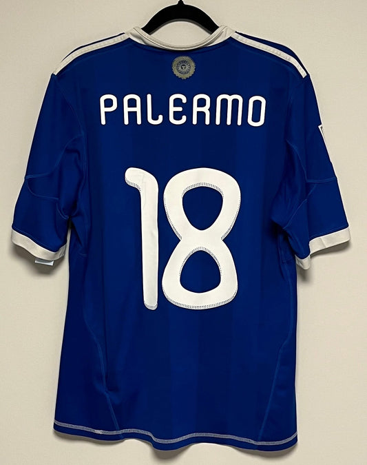 Adidas Argentina Away 2010 Palermo 18 - 8/10 - TheFootballIdiots