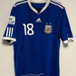 Adidas Argentina Away 2010 Palermo 18 - 8/10 - TheFootballIdiots