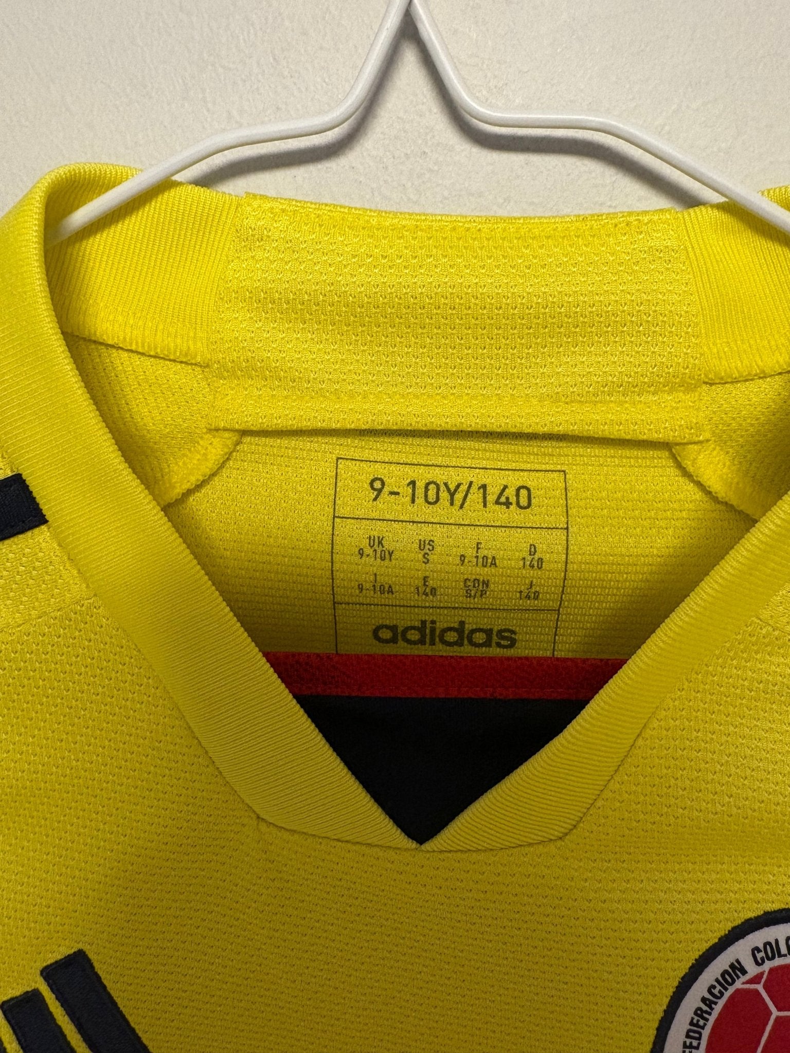 Adidas Colombia Home 2023 Kids - 9/10 - TheFootballIdiots
