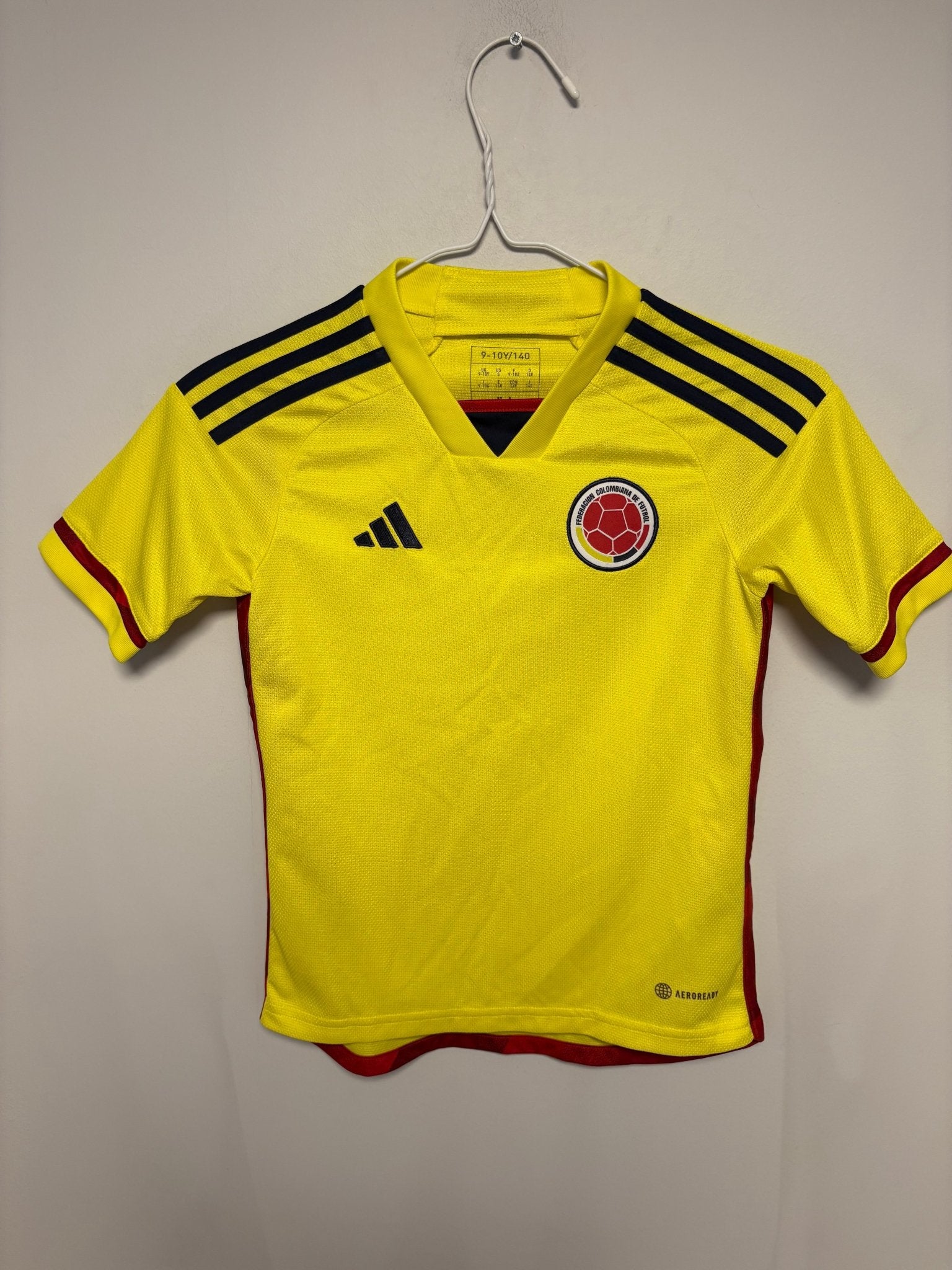 Adidas Colombia Home 2023 Kids - 9/10 - TheFootballIdiots