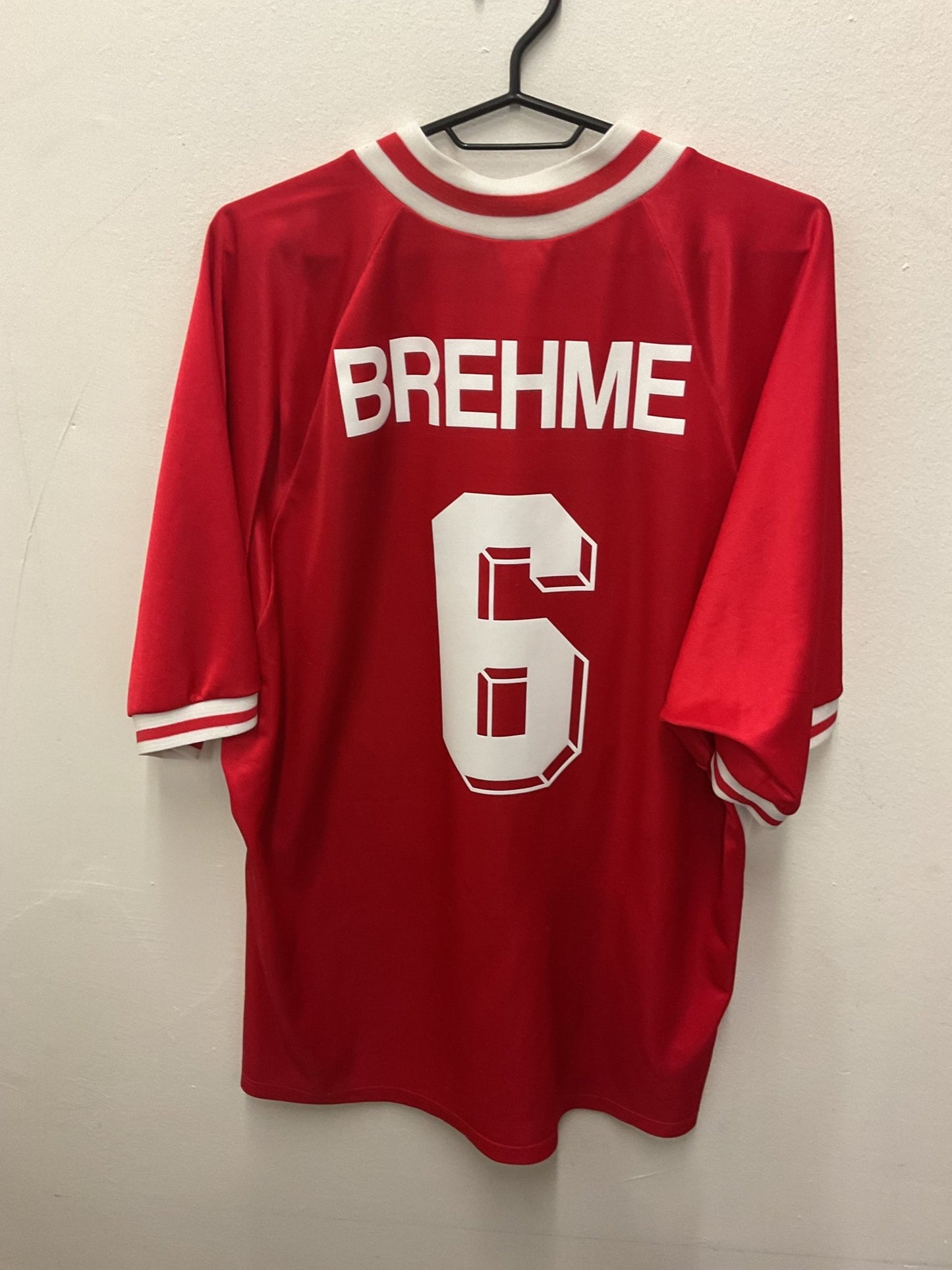 Adidas Kaiserslautern Home 94/96 Brehme 6 - 7/10 - TheFootballIdiots