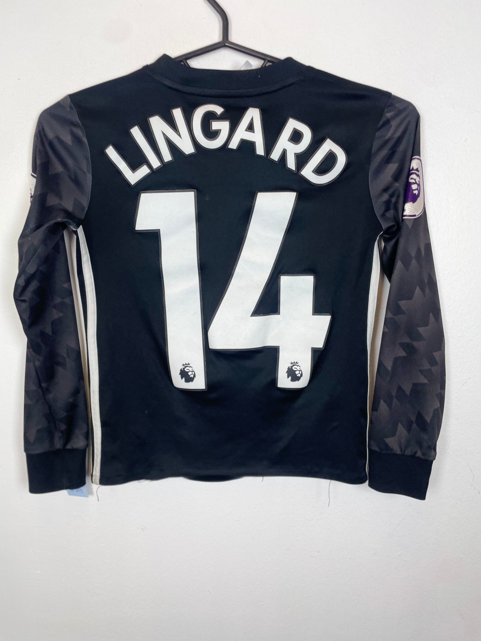 Adidas Manchester United Away 17/18 LS Lingard 14 Kids - TheFootballIdiots