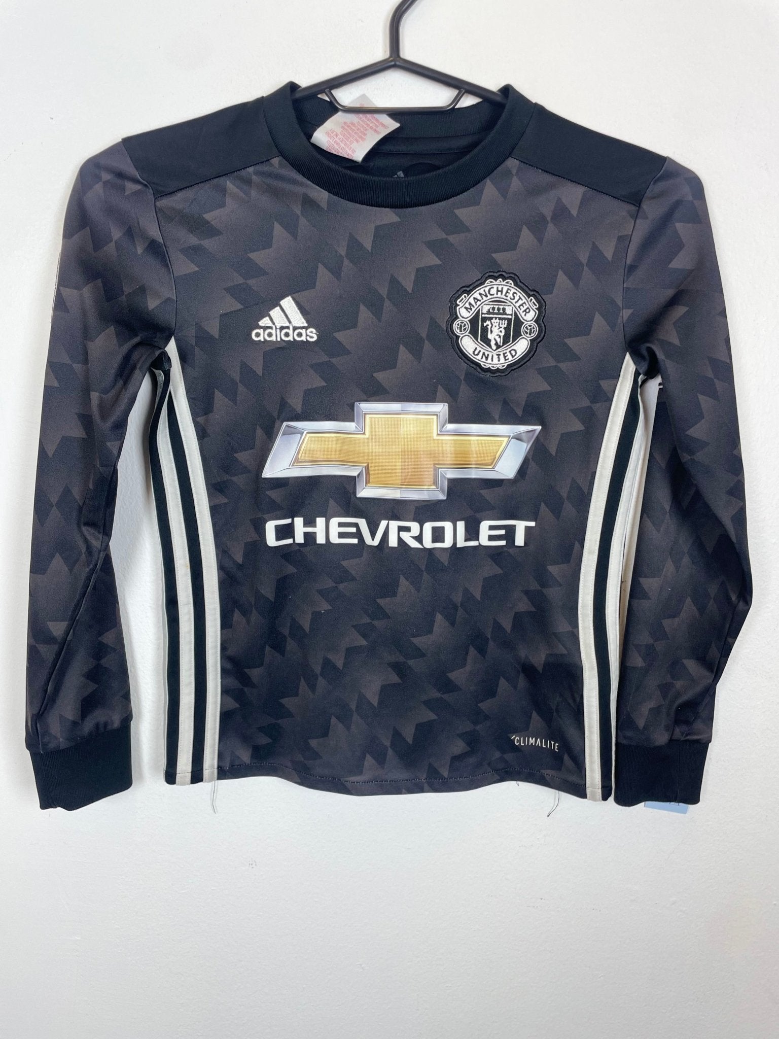 Adidas Manchester United Away 17/18 LS Lingard 14 Kids - TheFootballIdiots