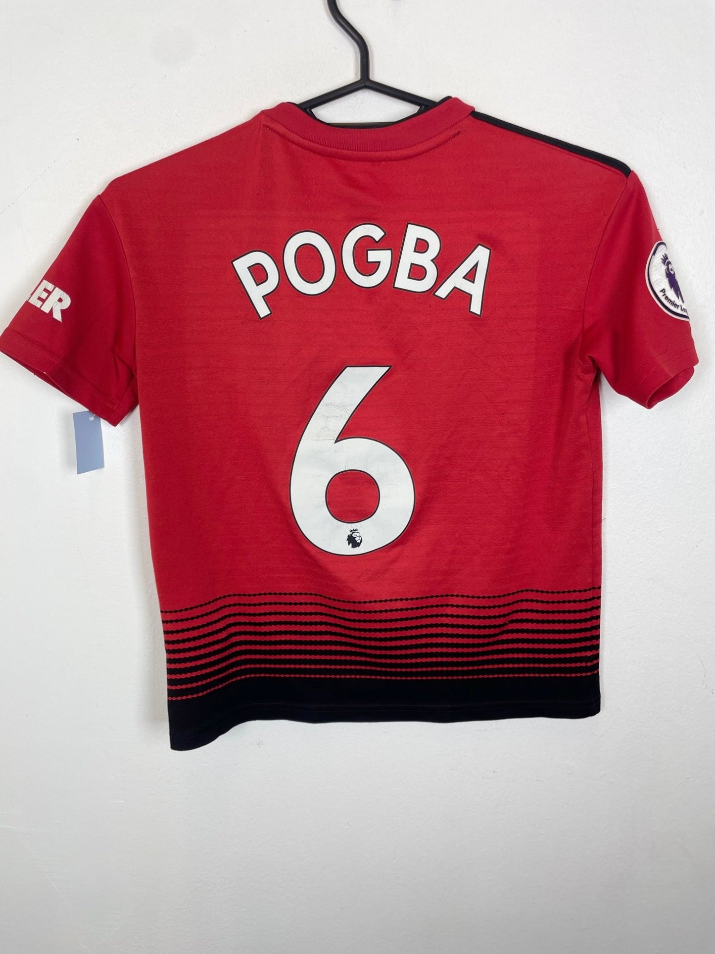 Adidas Manchester United Home 18/19 Pogba 6 Kids - TheFootballIdiots