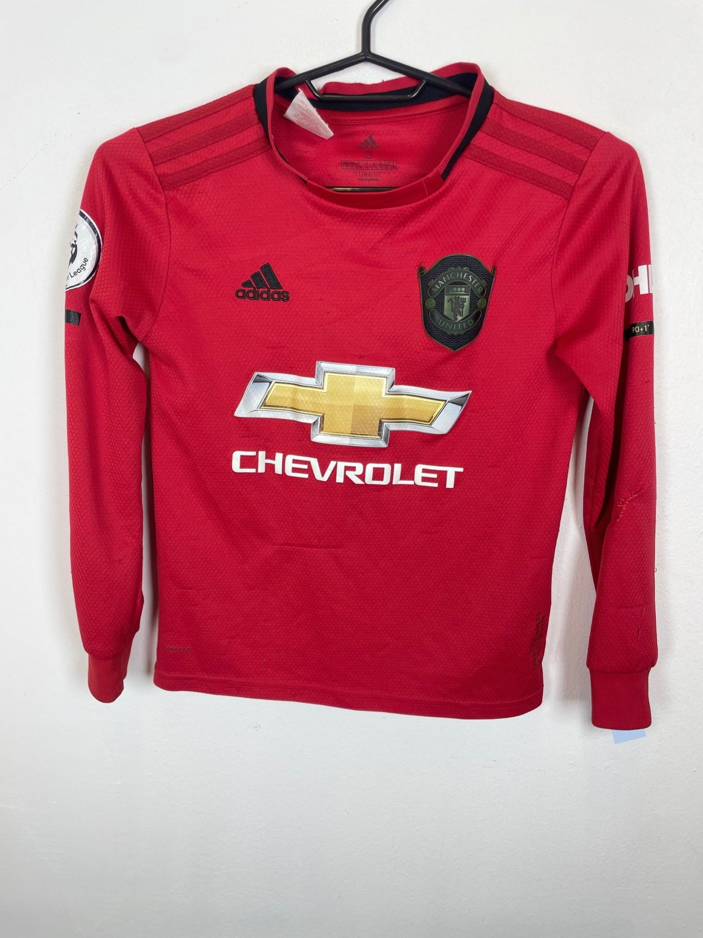 Adidas Manchester United Home 19/20 LS Martial 9 Kids 6/10 - TheFootballIdiots