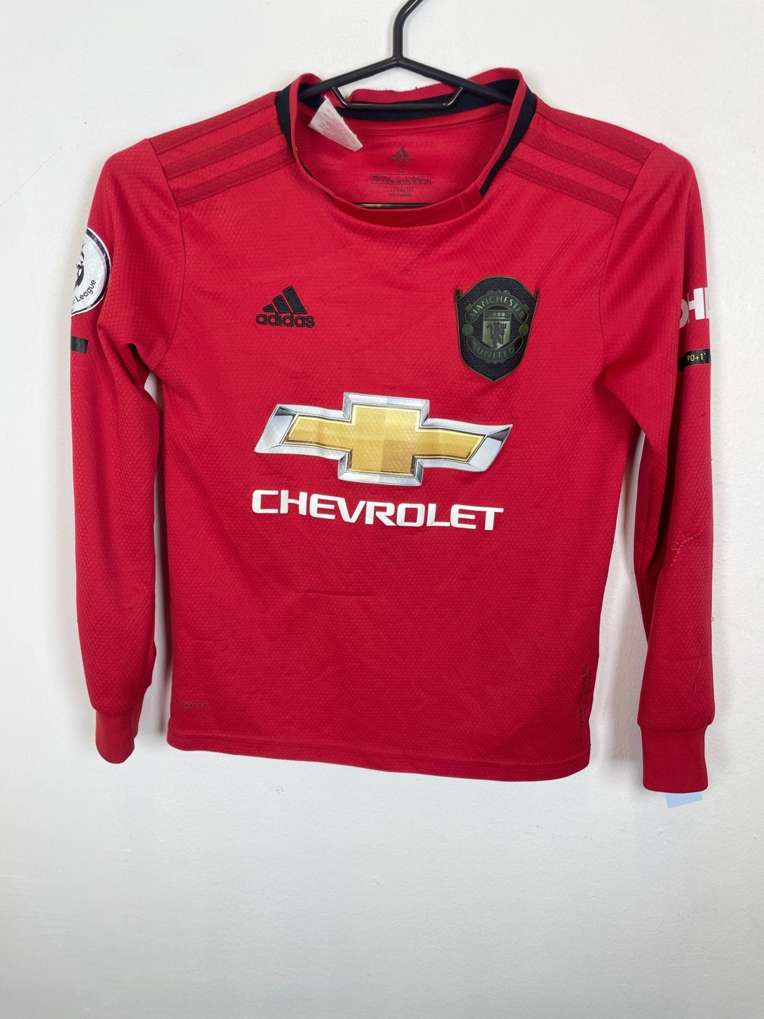 Adidas Manchester United Home 19/20 LS Martial 9 Kids 6/10 - TheFootballIdiots