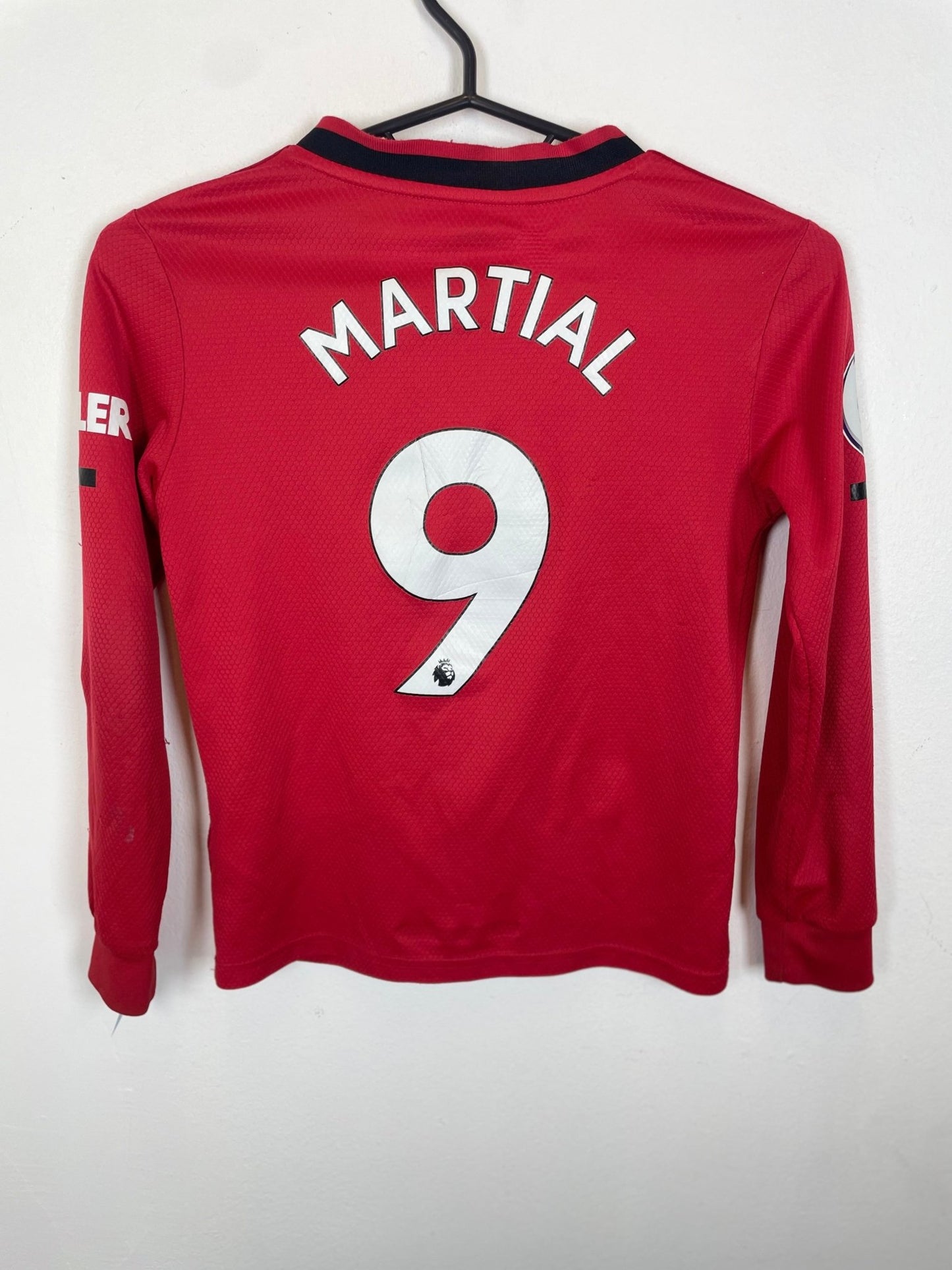 Adidas Manchester United Home 19/20 LS Martial 9 Kids 6/10 - TheFootballIdiots