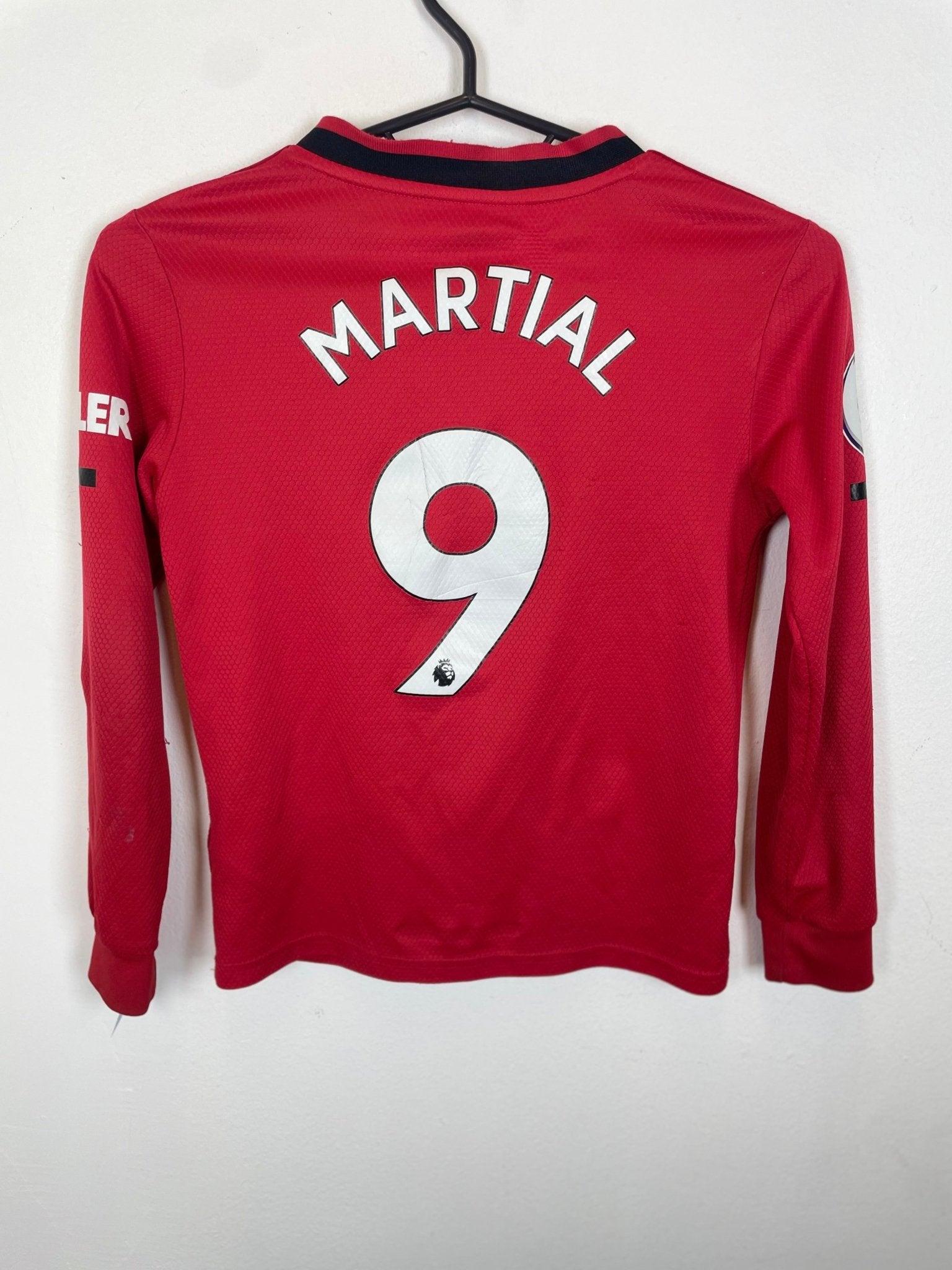 Adidas Manchester United Home 19/20 LS Martial 9 Kids 6/10 - TheFootballIdiots