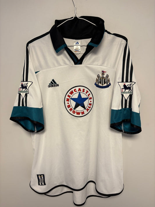 Adidas Newcastle Away 99/00 Shearer 9 - 7/10 - TheFootballIdiots