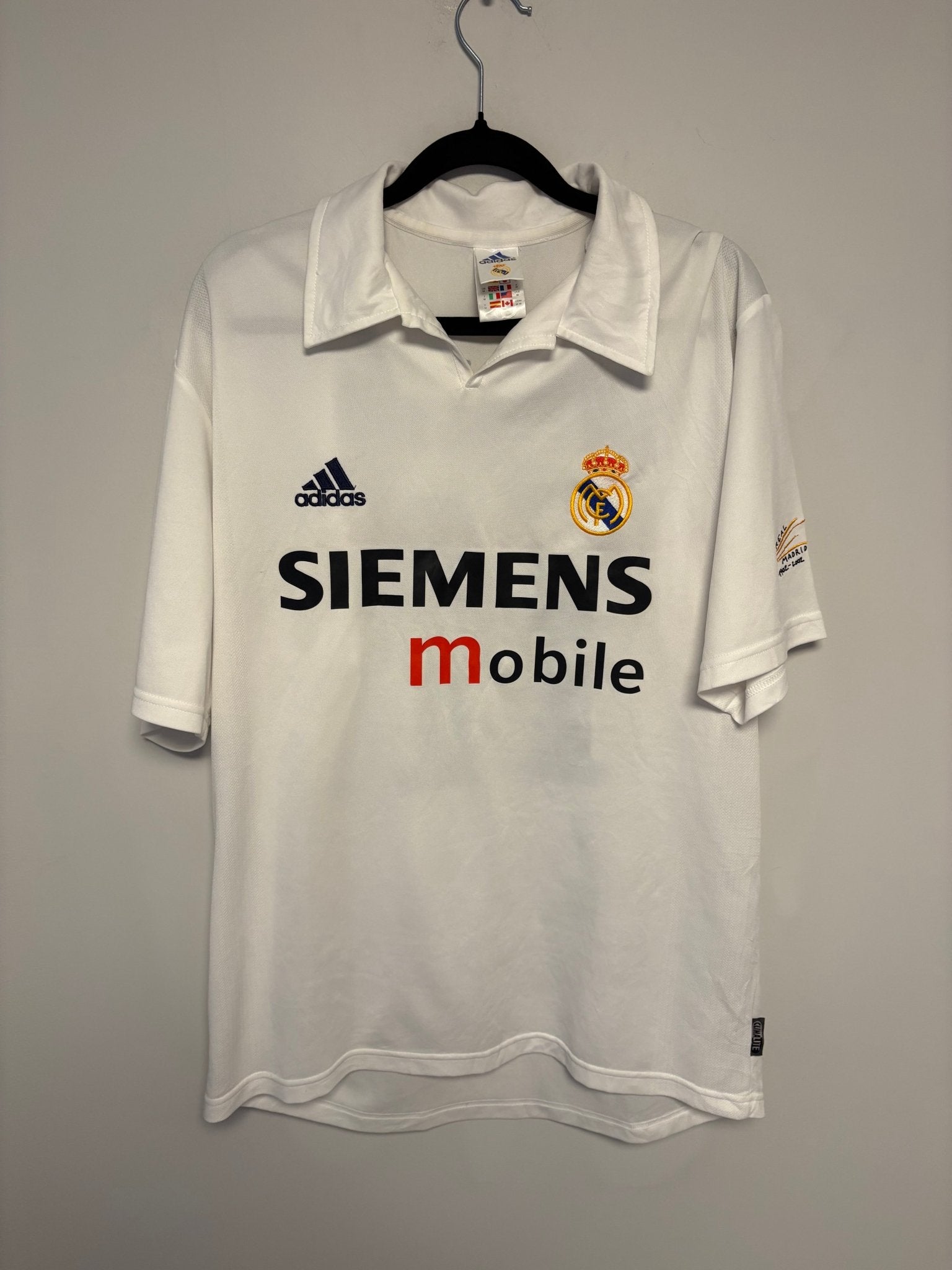 Adidas Real Madrid Home 02/03 Ronaldo 11 - 8/10 - TheFootballIdiots
