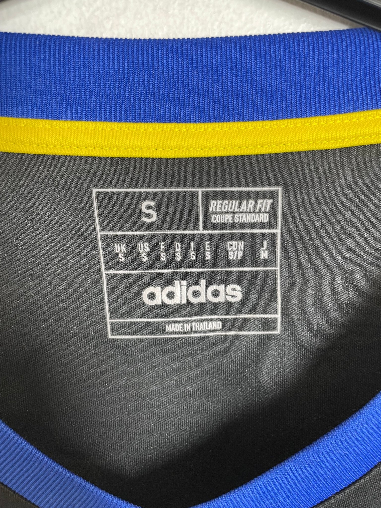 Back of the Adidas Rosenborg 2023/24 third shirt with the Pereira number 19 print, photographed against a plain background