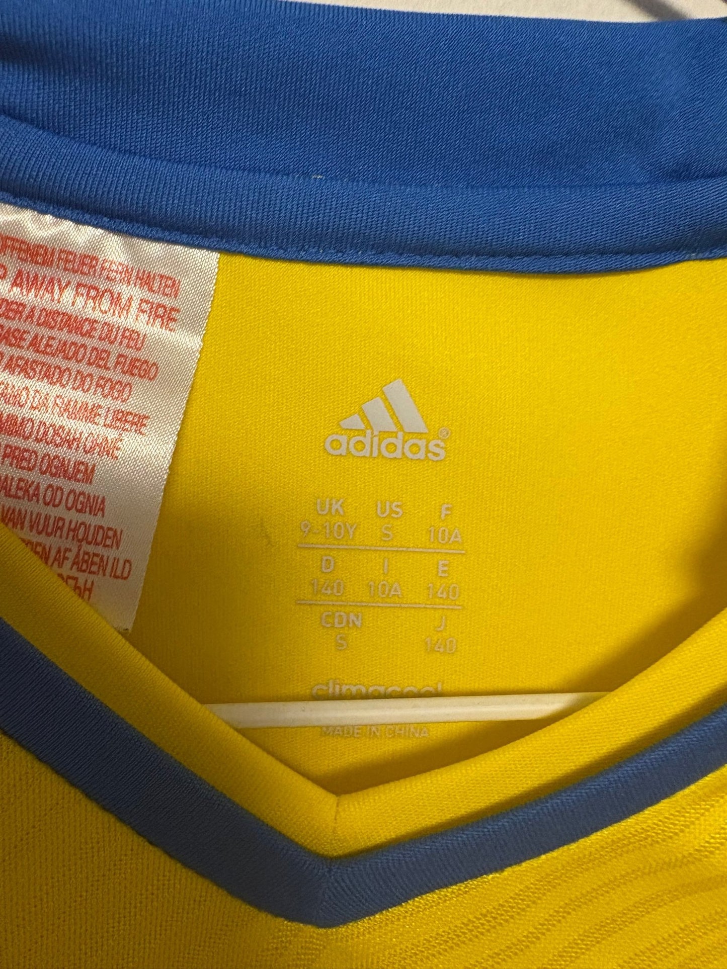 Adidas Sweden Home 13/14 Kids - 8/10 - TheFootballIdiots