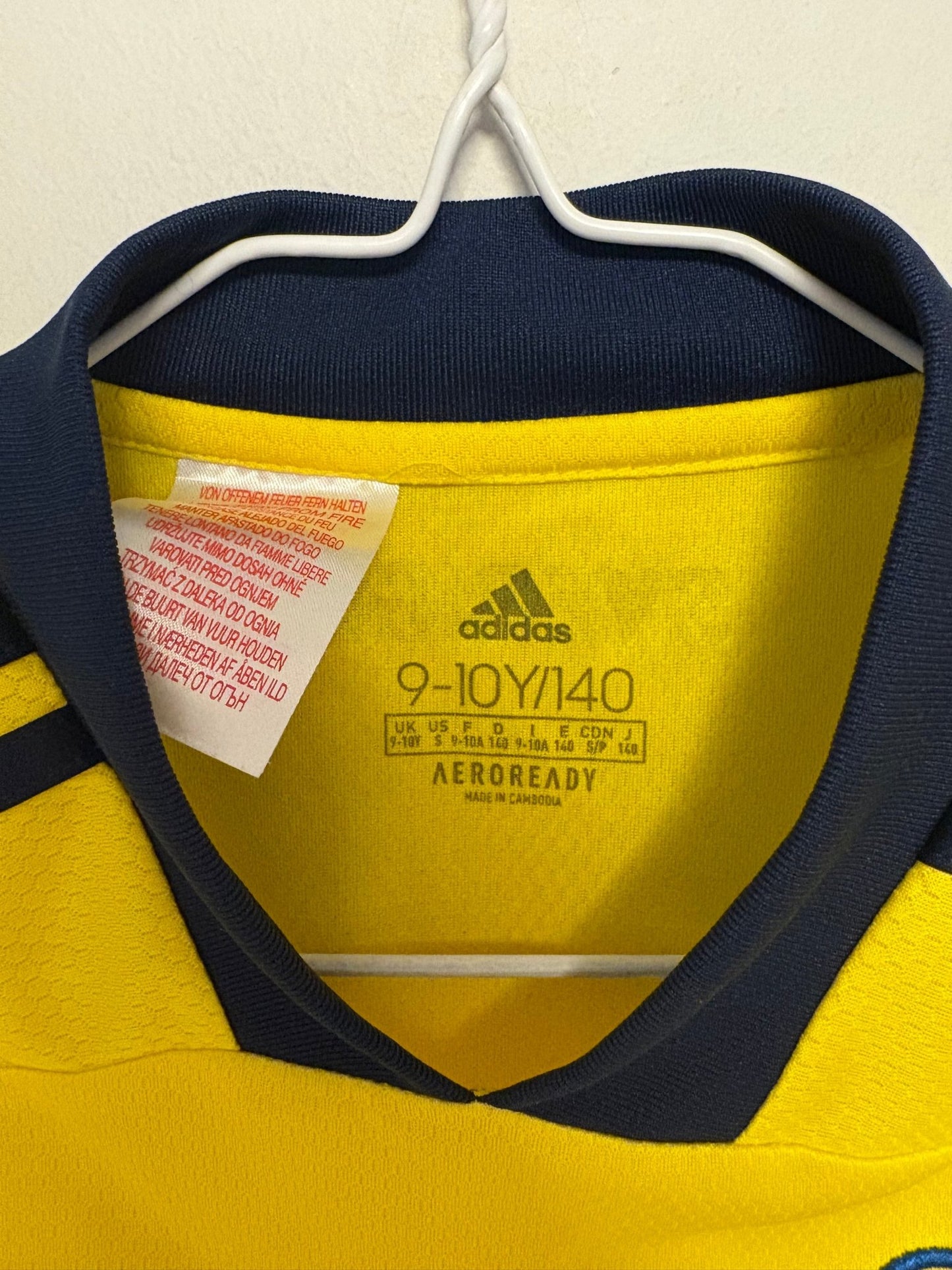 Adidas Sweden Home 2020 Kids - 8/10 - TheFootballIdiots