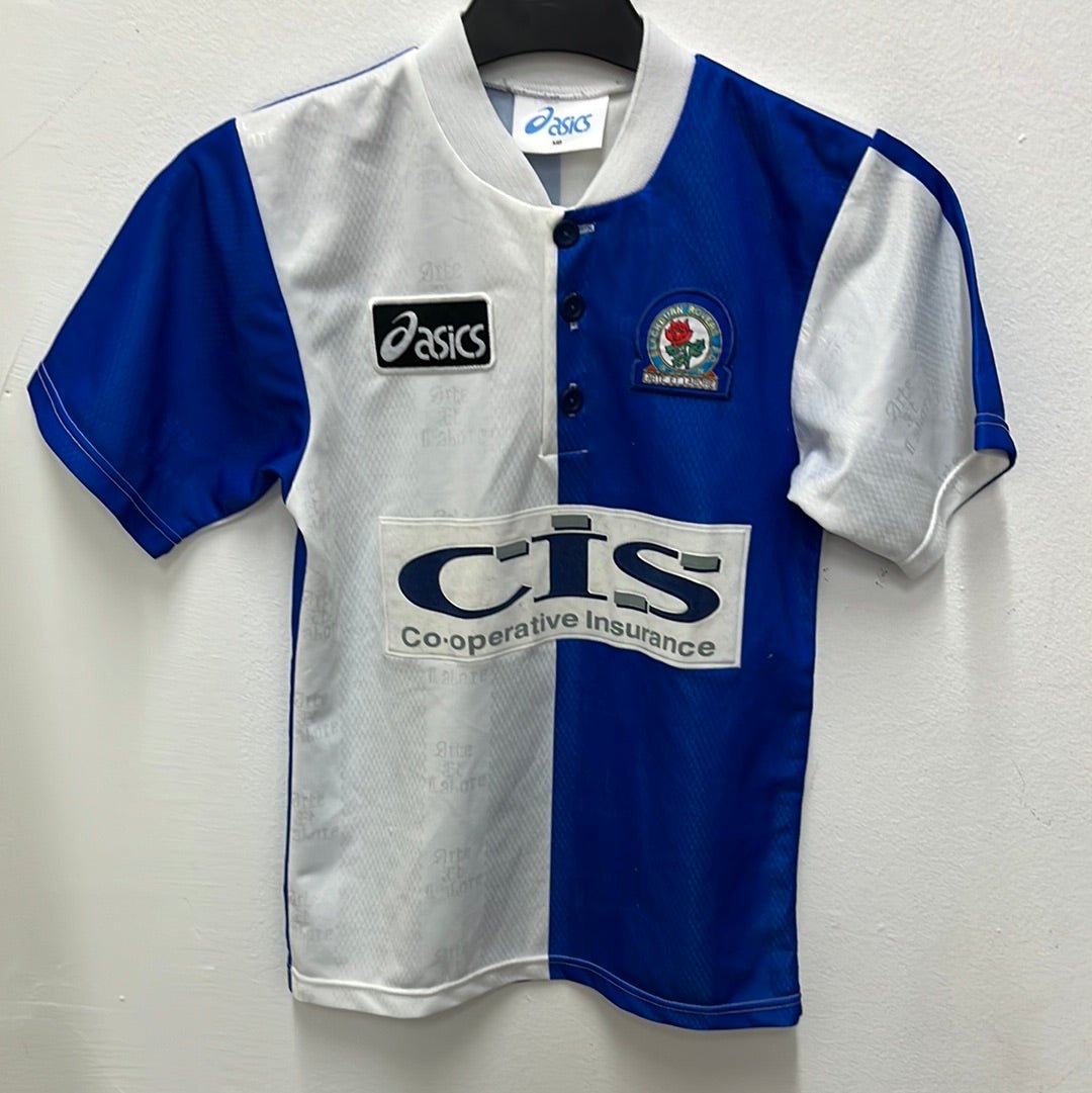 Blackburn Home 96/98 Kids - TheFootballIdiots