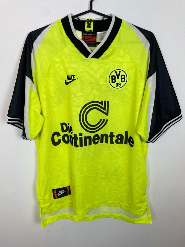 Borussia Dortmund Home 95/96 Kohler 5 - TheFootballIdiots