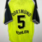 Borussia Dortmund Home 95/96 Kohler 5 - TheFootballIdiots